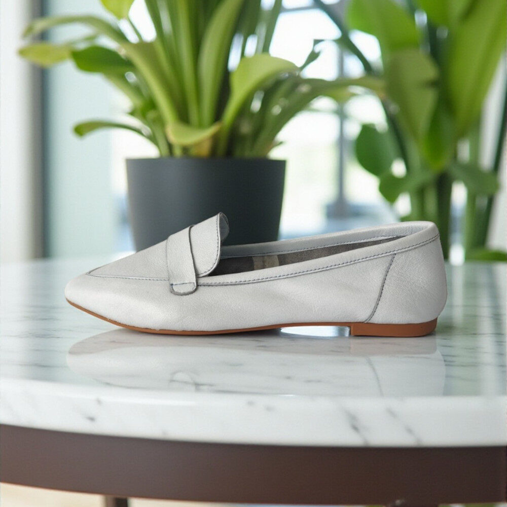 Γυναικεία Δερμάτινη Ανατομική Μπαλαρίνα - Safe Step 5482 light blue