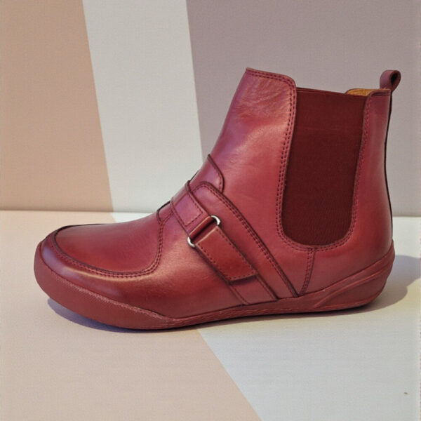 Γυναικείο Δερμάτινο Ανατομικό Μποτάκι με Ελαστικά Πλαϊνά airlift