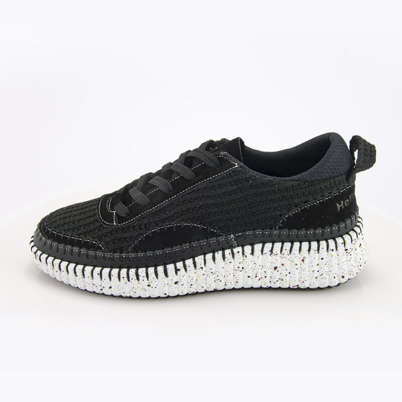 Γυναικείο Ανατομικό Sneaker Hello Comfort 6011 Μαύρο